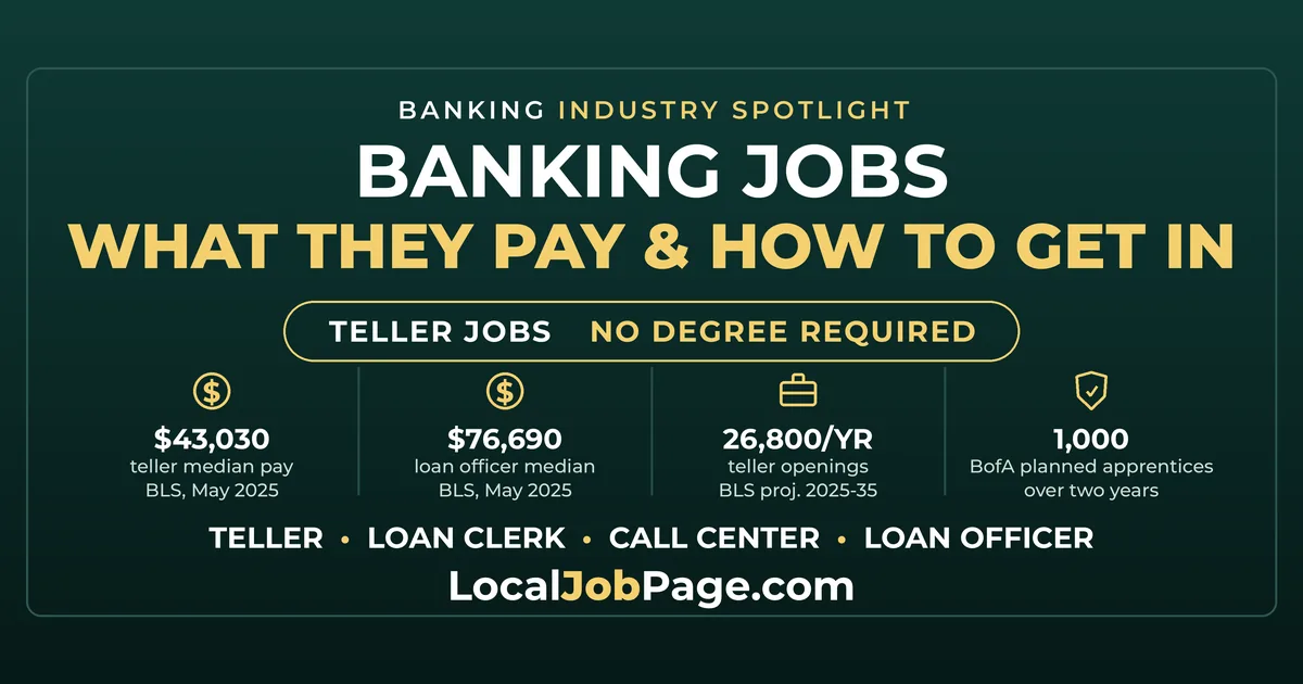 Banking Jobs: What They Pay and How to Get In Without a Degree