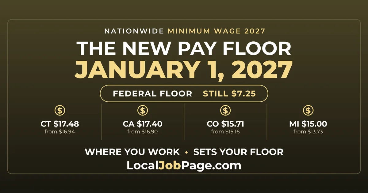 Minimum Wage 2027: Which States Have Set Their January 1 Rate
