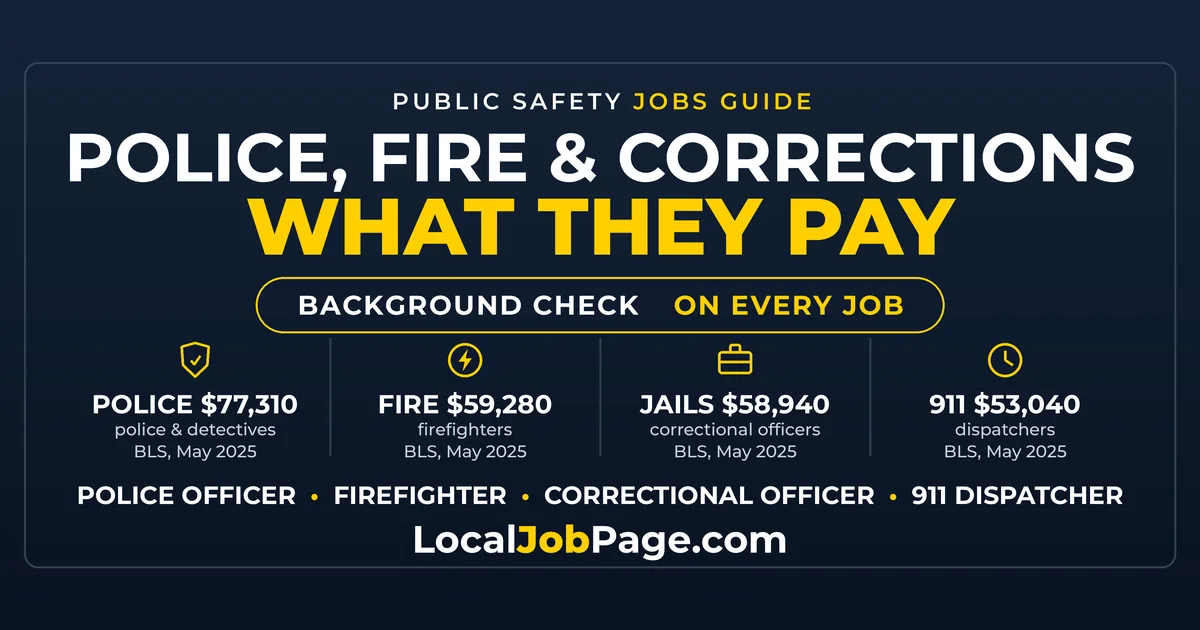 Police, Firefighter and Corrections Jobs: What They Pay and How to Get Hired