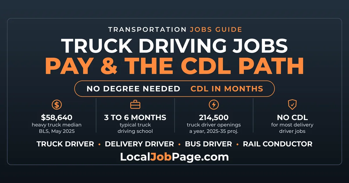 Truck Driving and Delivery Jobs: What They Pay and How to Get a CDL